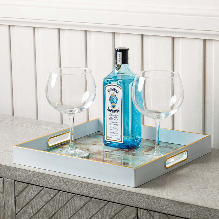 Acrylic coffee top table tray